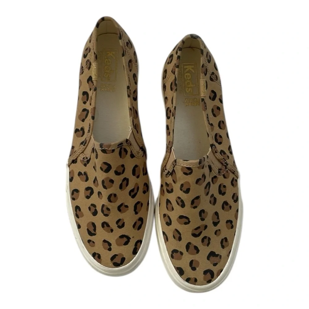 ♥️Keds♥️ Women's Leopard Print Slip-On Sneakers size (7) - Picture 3 of 7